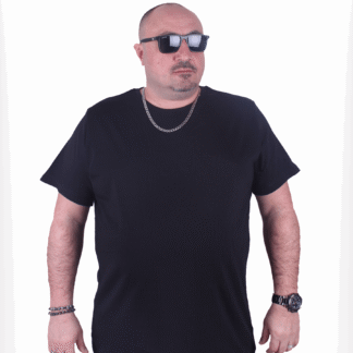 Класична памучна маица црна