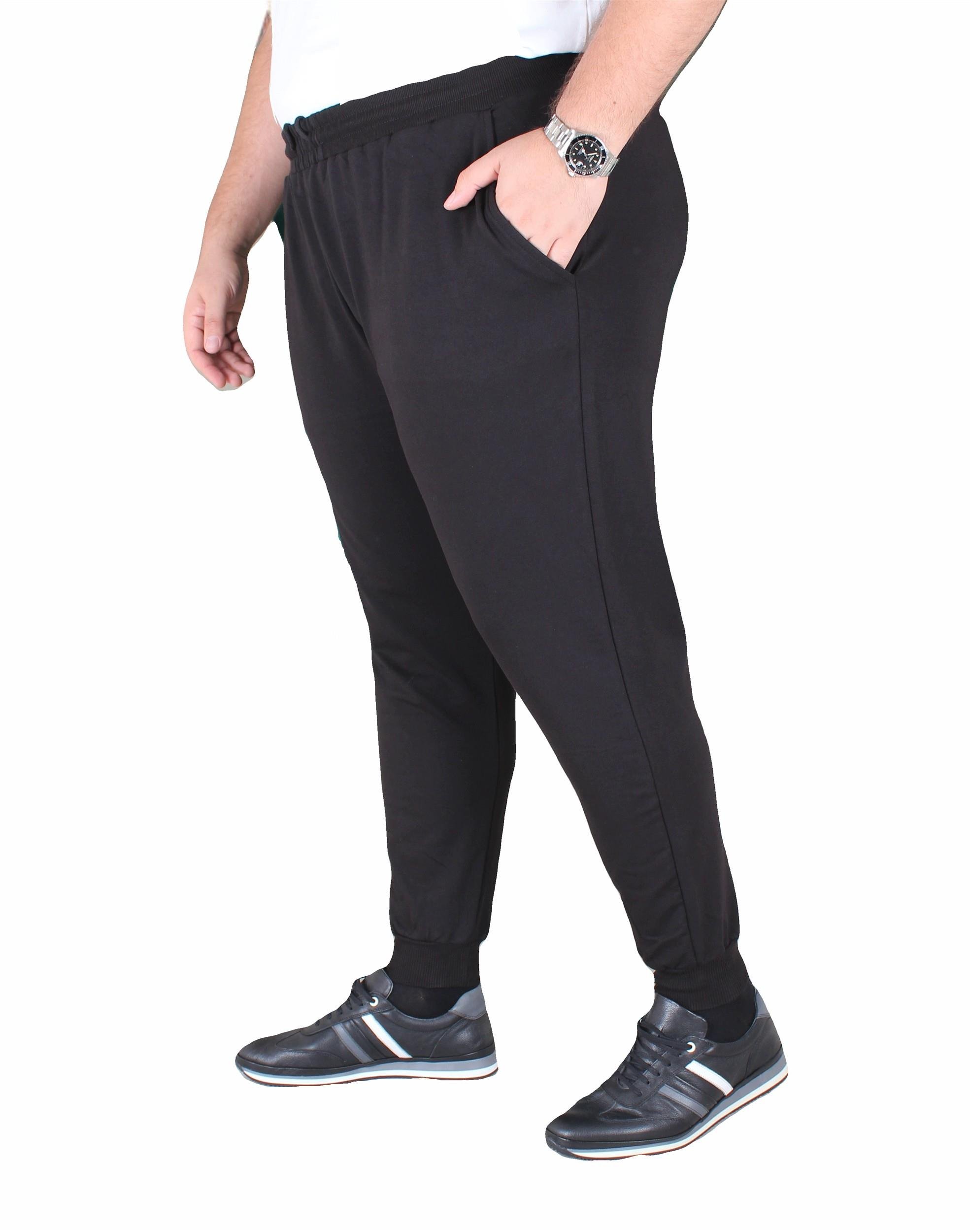 долни тренерки црни со тесна ногавица 3xl 4xl 5xl 6xl 7xl 8xl 9xl 10xl странично