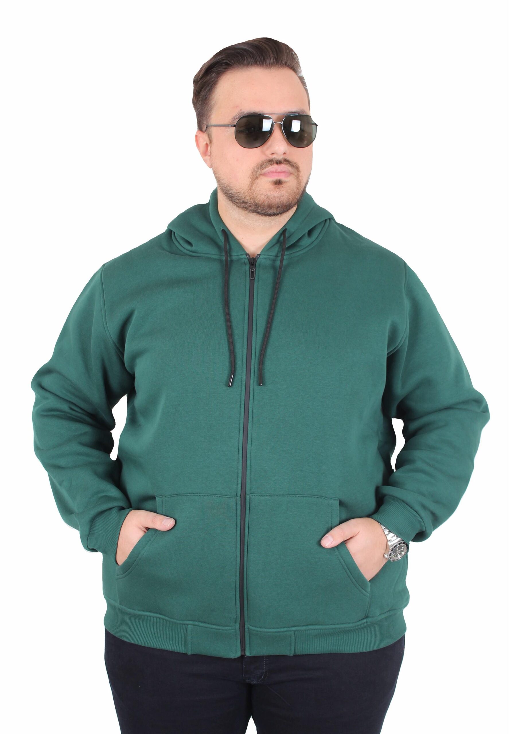 голем дускер со патент зелен 3xl 4xl 5xl 6xl 7xl 8xl 9xl 10xl предна страна