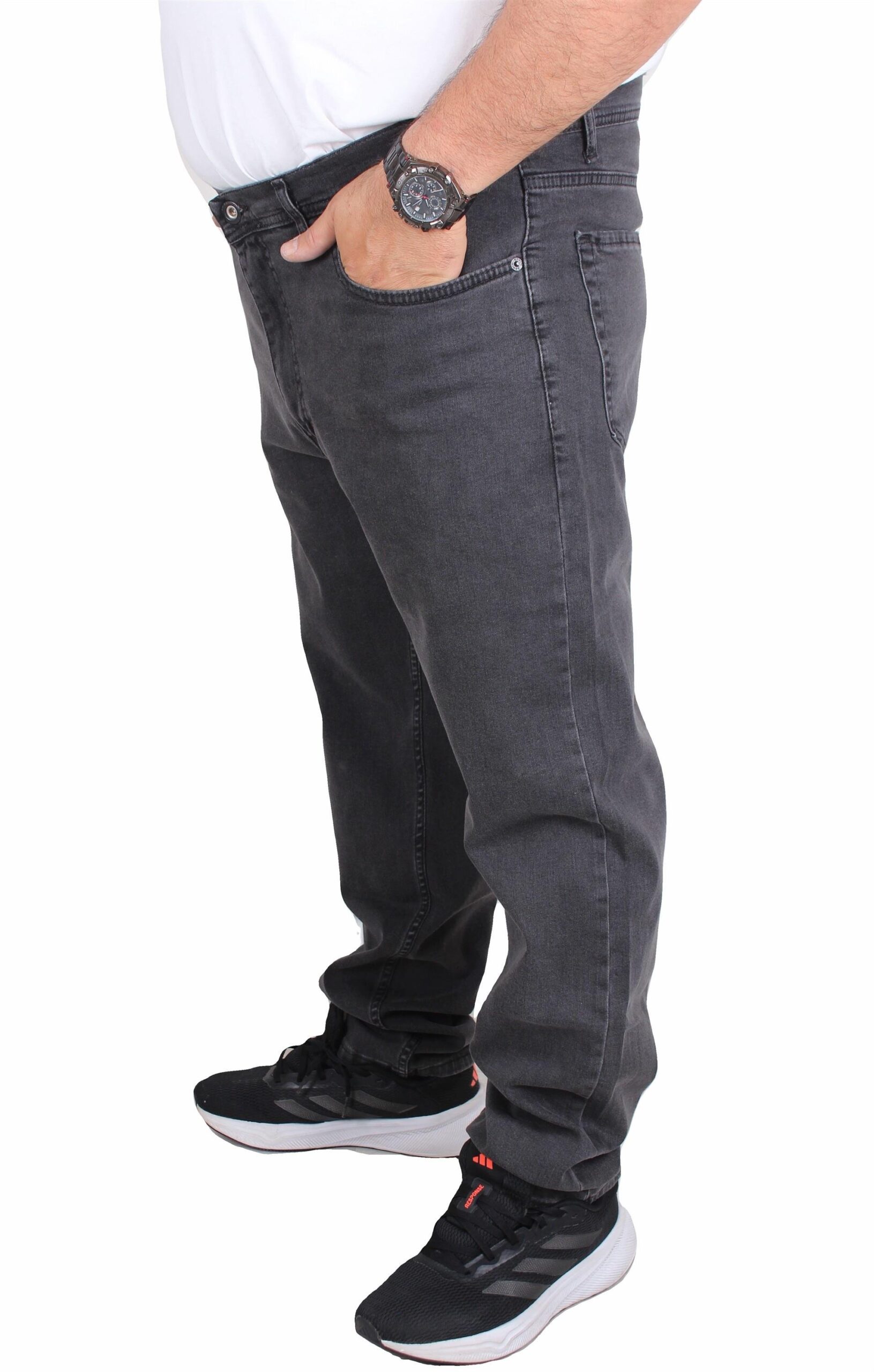 Големи Плус Сајз Фармерки сиви - Image 2