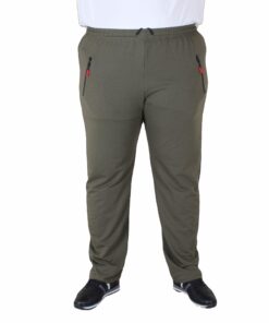 долни тренерки зелени со патентирани џебови 3xl 4xl 5xl 6xl 7xl 8xl 9xl 10xl предна страна