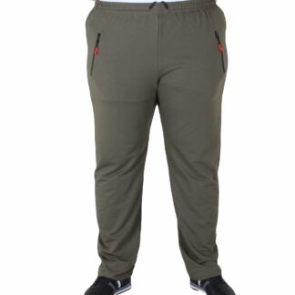 долни тренерки зелени со патентирани џебови 3xl 4xl 5xl 6xl 7xl 8xl 9xl 10xl предна страна