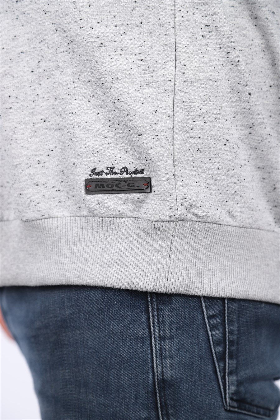 голема блуза со кружна јака сива боја 3xl 4xl 5xl 6xl 7xl 8xl 9xl зголемено лого