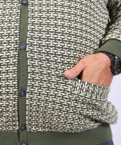 џемпер со копчиња 3xl 4xl 5xl 6xl 7xl 8xl зелен зголемен околу џеб