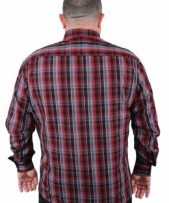 Алтернативен поглед на Карирана бордо кошула