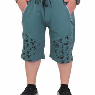 3/4 Капри шорцеви со камуфлажен дезен - зелени