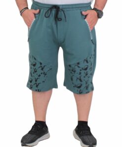 3/4 Капри шорцеви со камуфлажен дезен - зелени