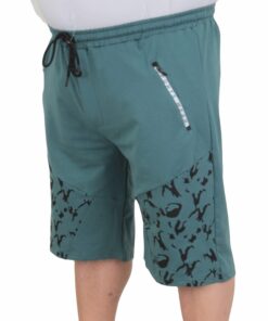 Алтернативен поглед на 3/4 Капри шорцеви со камуфлажен дезен - зелени