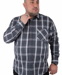 Карирана темно зелена кошула