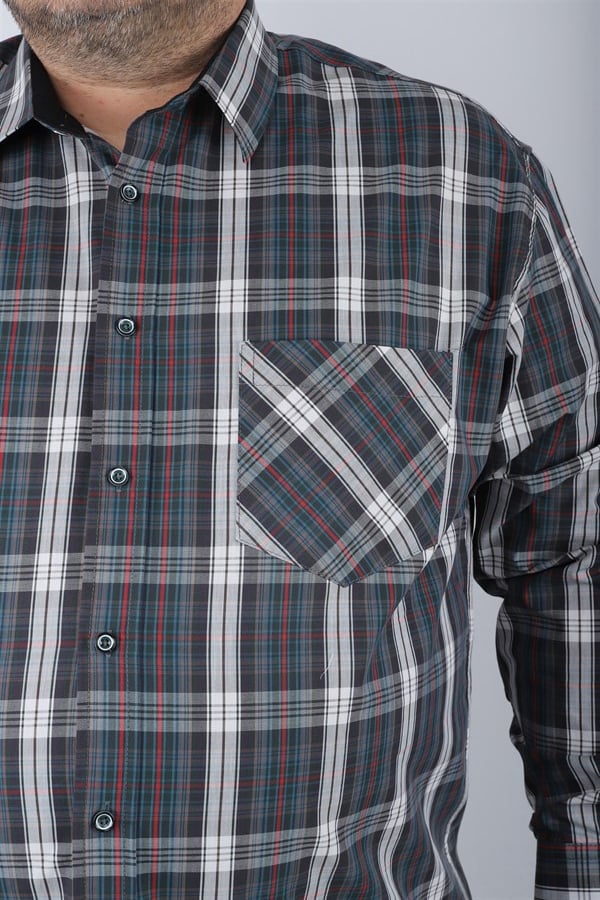 Карирана темно зелена кошула - Image 3