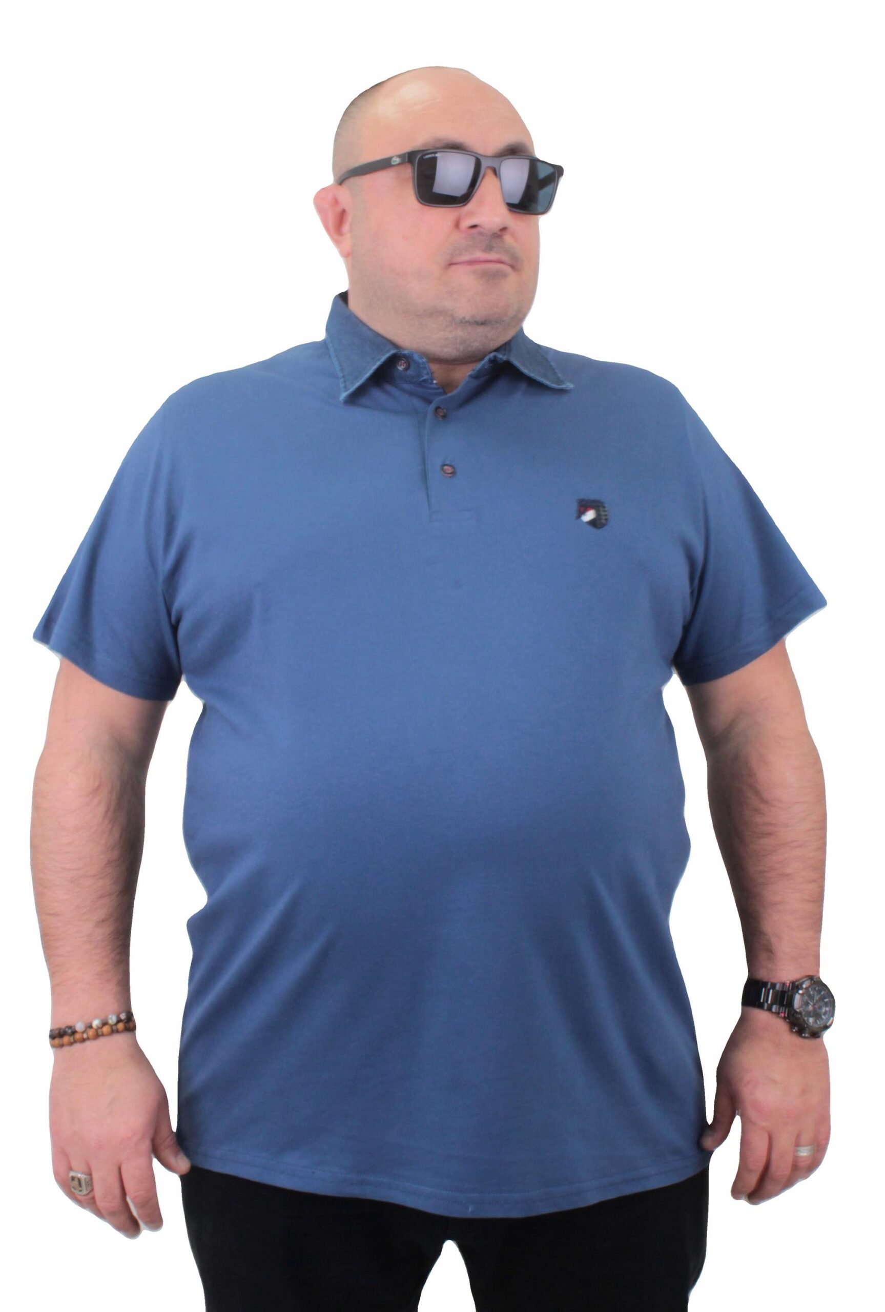 Поло маица сина деним јака