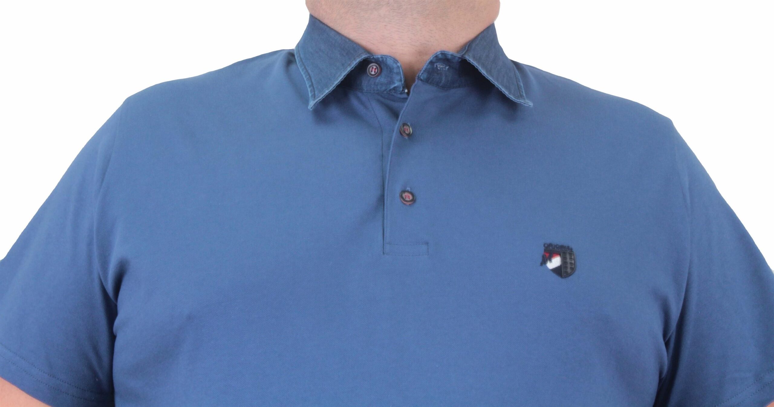 Поло маица сина деним јака - Image 2