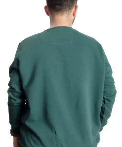 зелена блуза со долги ракави во големини од 8xl 9xl 10xl задна страна