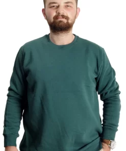 зелена блуза со долги ракави во големини од 8xl 9xl 10xl предна страна