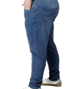 сини големи фармерки во големини од 56 58 60 62 64 66 68 70 72 74 76 78 80 82 странична страна