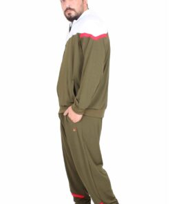 голема комплет зелена тренерка интерлок со лика во големини од 3xl 4xl 5xl 6xl 7xl 8xl странично