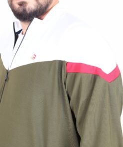 голема комплет зелена тренерка интерлок со лика во големини од 3xl 4xl 5xl 6xl 7xl 8xl рамена