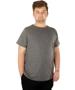 голема машка маица 3xl 4xl 5xl 6xl 7xl 8xl 9XL 10xl предна страна сива