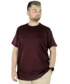 голема машка маица 3xl 4xl 5xl 6xl 7xl 8xl 9XL 10xl предна страна БОРДО