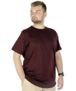 голема машка маица 3xl 4xl 5xl 6xl 7xl 8xl 9XL 10xl предна страна СТРАНИЧНО БОРДО