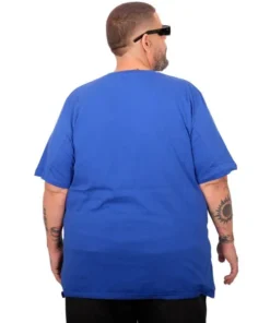 голема машка маица 3xl 4xl 5xl 6xl 7xl 8xl 9XL 10xl задна страна сина