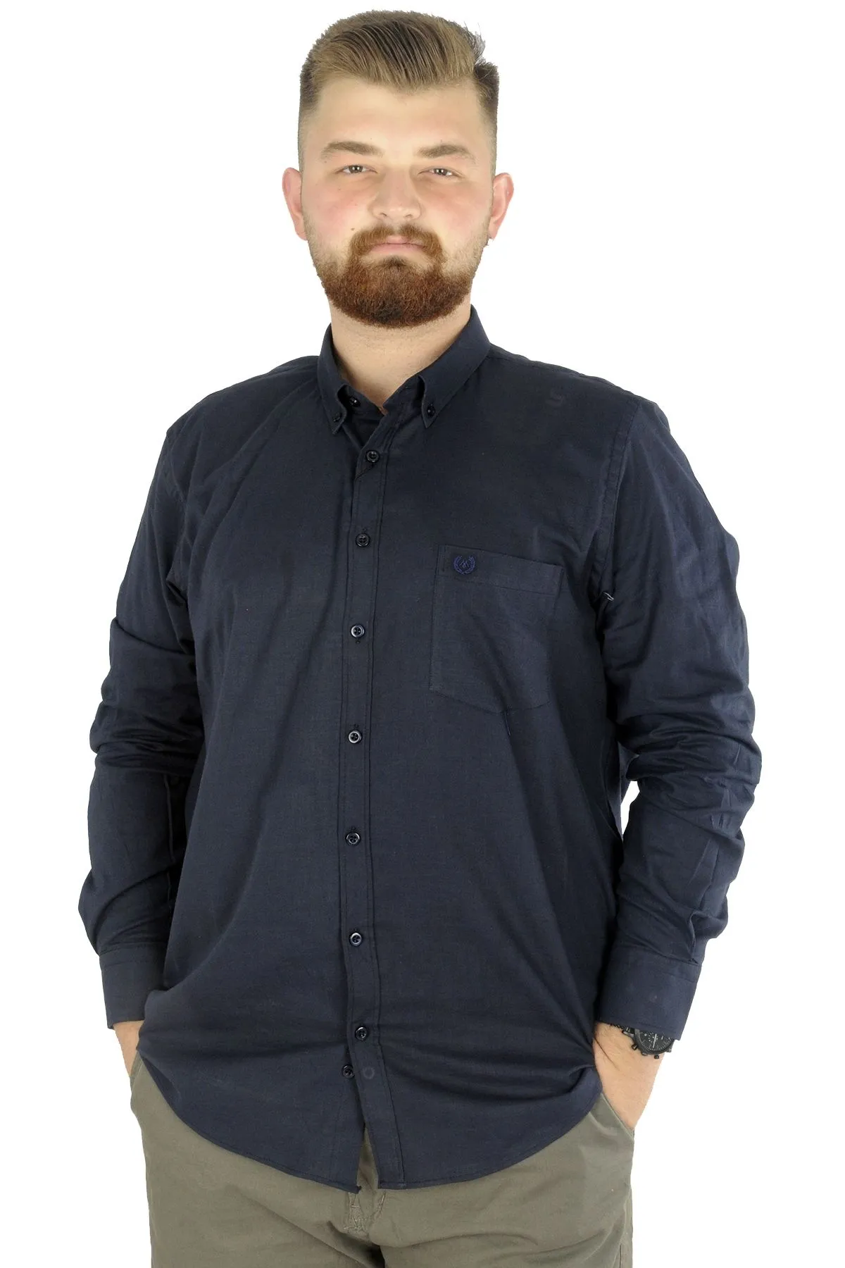 Голема тегет машка кошула 3XL - 10XL памук, ликра