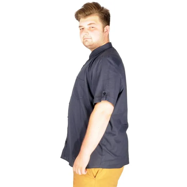Голема тегет машка кошула на краток ракав 3XL - 7XL - Image 3