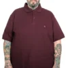 поло маица во големини од 4xl 5xl 6xl 7xl 8xl 9xl 10xl поло памучна маица предна страна - бордо