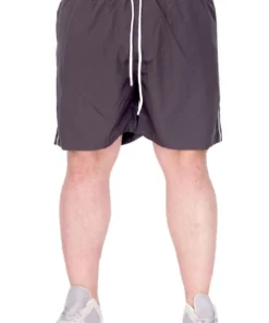 Машки костим за капење големи броеви 3xl 4xl 5xl 6xl 7xl 8xl 9xl 10xl големи броеви купаќи сиви предна страна