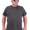 голема маица памучна 100% памук големи броеви од 3xl 4xl 5xl 6xl 7xl 8xl 9xl 10xl предна страна темно сива