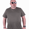 голема маица памучна 100% памук големи броеви од 3xl 4xl 5xl 6xl 7xl 8xl 9xl 10xl предна страна маслинесто зелена