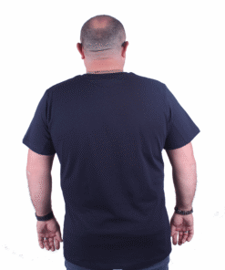 голема машка памучна маица во броеви големи од 3xl 4xl 5xl 6xl 7xl 8xl 9xl 10xl тегет - задна страна