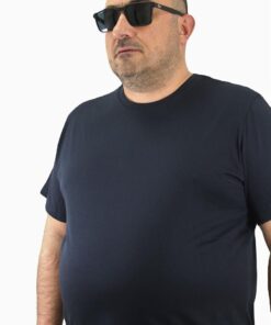 голема машка памучна маица во броеви големи од 3xl 4xl 5xl 6xl 7xl 8xl 9xl 10xl тегет - странична страна