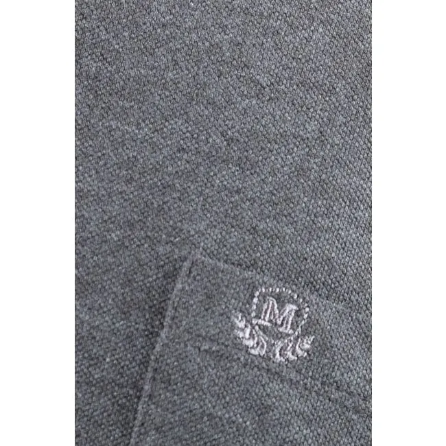 Темно сива машка поло маица –ЏЕБ, големи броеви (3XL до 10XL) | 100% памук - Image 4