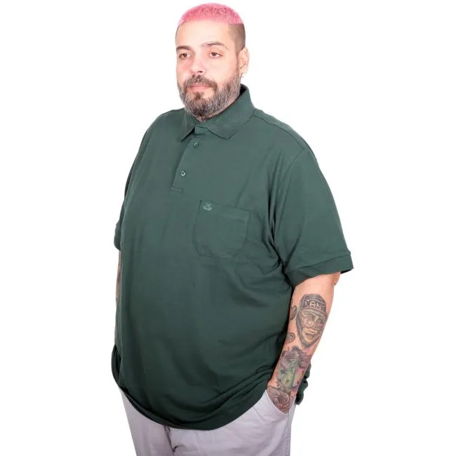 Зелена машка поло маица –ЏЕБ, големи броеви (3XL до 10XL) | 100% памук - Image 5