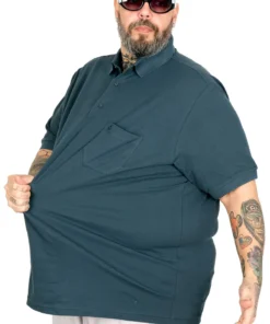 поло маица во големини од 4xl 5xl 6xl 7xl 8xl 9xl 10xl поло памучна маица предна страна - трикизно зелена