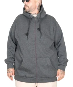 Голем дуксер со патент - 3XL - 10XL - ТЕМНО СИВ
