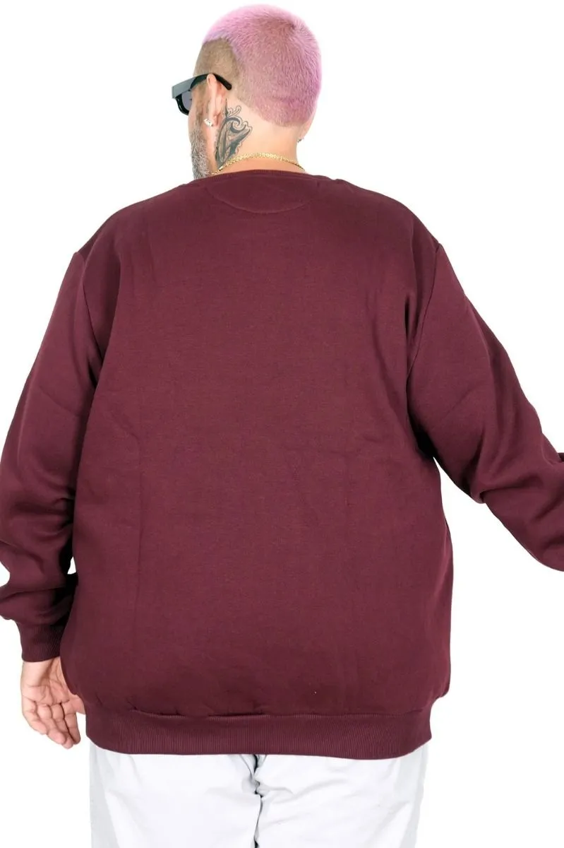 ГОЛЕМА БЛУЗА - 3XL-10XL - ТЕМНО БОРДО - Image 4